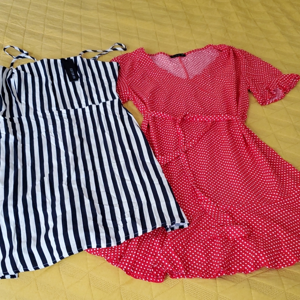 NWT & Barely Worn Cotton:On Dresses XS